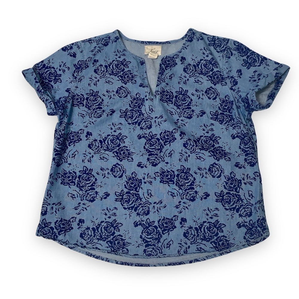 Levi's Blue Floral Women's Top